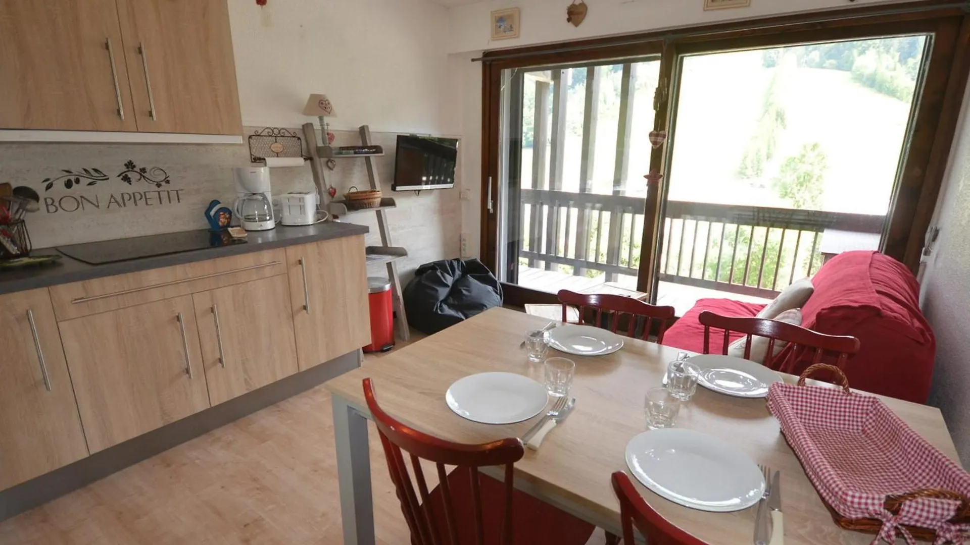 Studio Cosy Pres Des Pistes Avec Garage Prive - Fr-1-623-28 Les Gets 0*,